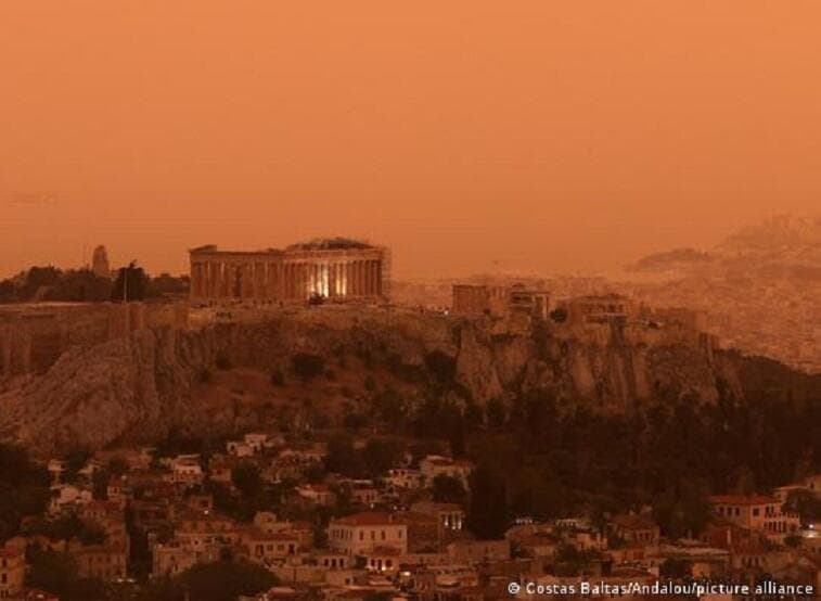 Imagem da notícia Como a poeira do deserto do Saara chega até a Europa